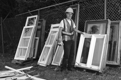 Professional team performing office clearance in Eltham